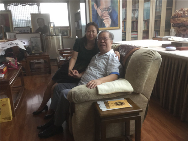 胡蓉和吴三大老师​合影