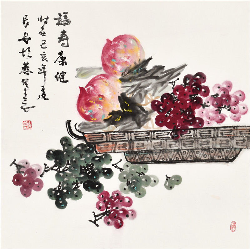 胡蓉花卉作品