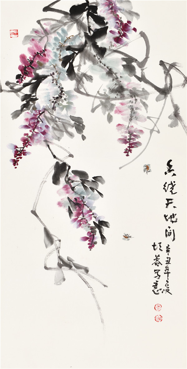 胡蓉花鸟作品